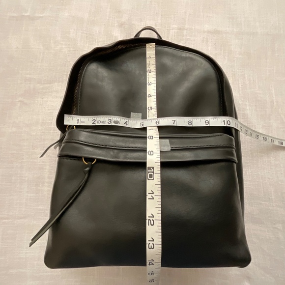 ❤️FLASH SALE❤️Madewell Lorimer Black Leather Backpack NWT - Picture 5 of 16